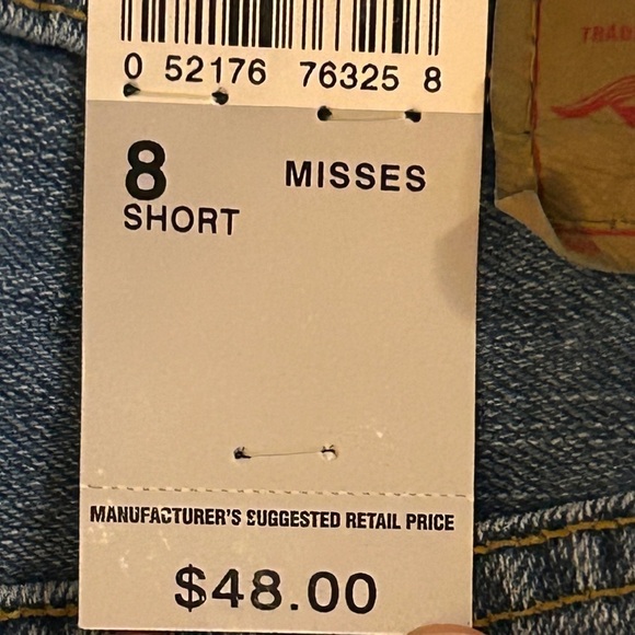 Levi's 505 Women's Straight Leg Jeans Medium Wash 8 Short - Picture 10 of 15